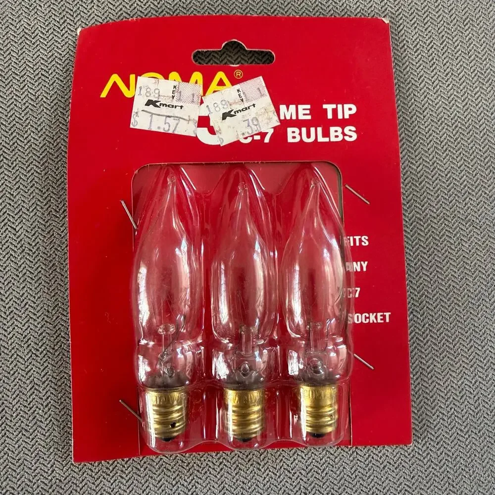 Vintage Christmas Replacement Light Bulbs Lot 66 C7 NOMA Mini Twinkle NOS